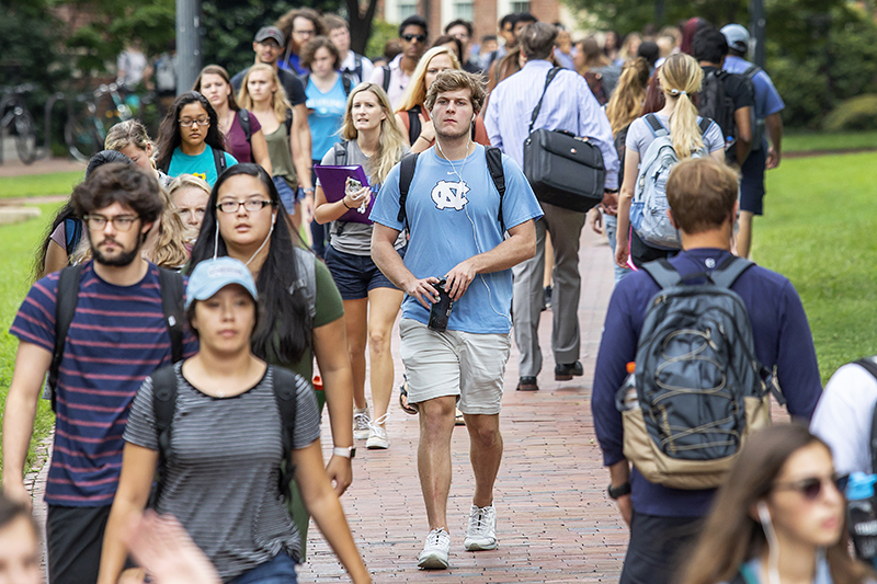 Carolina welcomes 5,095 new undergraduate students to campus - UNC News :  UNC News